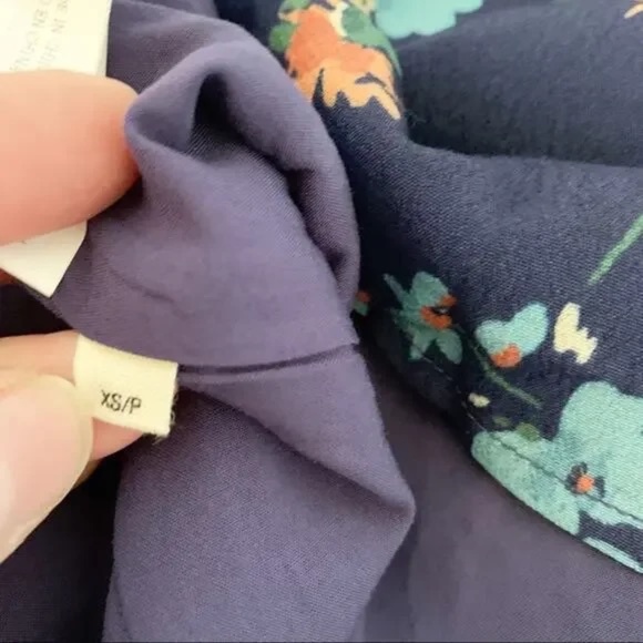 Capulet Mae Floral Button Front Midi Dress XS Blue NWT - Picture 4 of 8